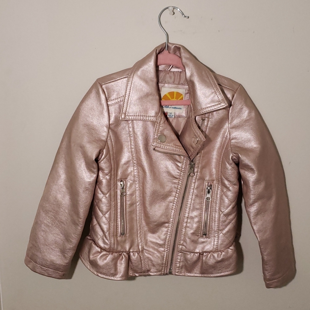Girls 3t leather coat